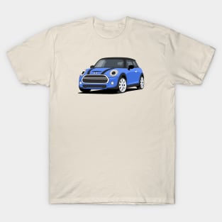 Car sport  mini retro blue T-Shirt